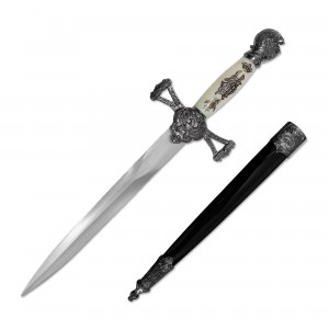 ADAGA DECORATIVA COM LÂMINA SEM CORTE EM METAL REF: PFL9166  ADAGA DECORATIVA COM LÂMINA SEM CORTE EM METAL REF: PFL9166