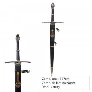 ESPADA MEDIEVAL SEM CORTE+SUPORTE REF: PFL139108 ESPADA MEDIEVAL SEM CORTE+SUPORTE REF: PFL139108