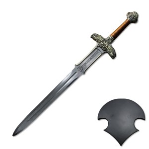 ESPADA MEDIEVAL SEM CORTE COM SUPORTE REF: PFL139136