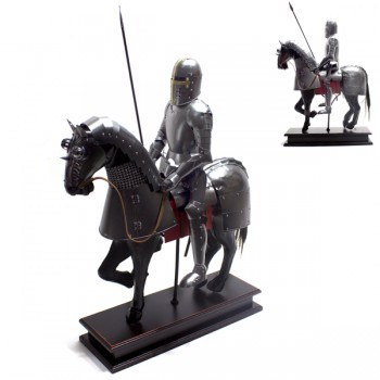 ENF.DEC.MOD.CAVALO E ARMADURA MEDIEVAL EM METAL REF:PFL16363 ENF.DEC.MOD.CAVALO E ARMADURA MEDIEVAL EM METAL REF:PFL16363