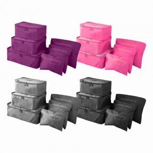 KIT ORGANIZADOR DE MALAS COM 6 PEÇAS REF: APRH208 KIT ORGANIZADOR DE MALAS COM 6 PEÇAS REF: APRH208