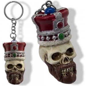 CHAVEIRO EM RESINA MODELO CAVEIRA