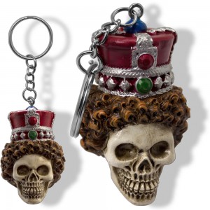 CHAVEIRO EM RESINA MODELO CAVEIRA