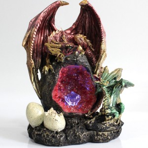 DRAGÃO DECORATIVO EM RESINA REF: PW170720-10