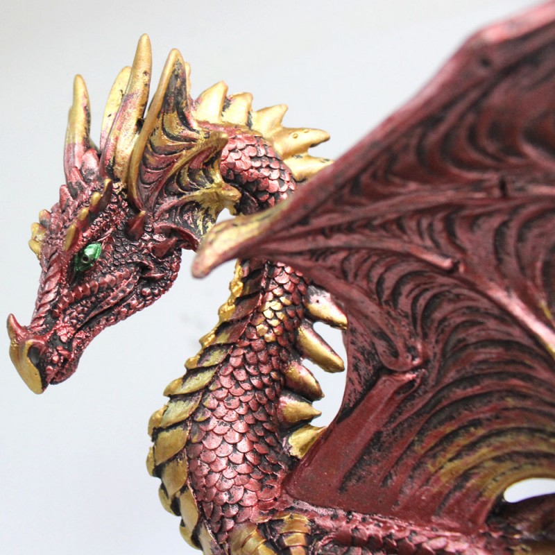 DRAGÃO DECORATIVO EM RESINA REF: PW106552-5