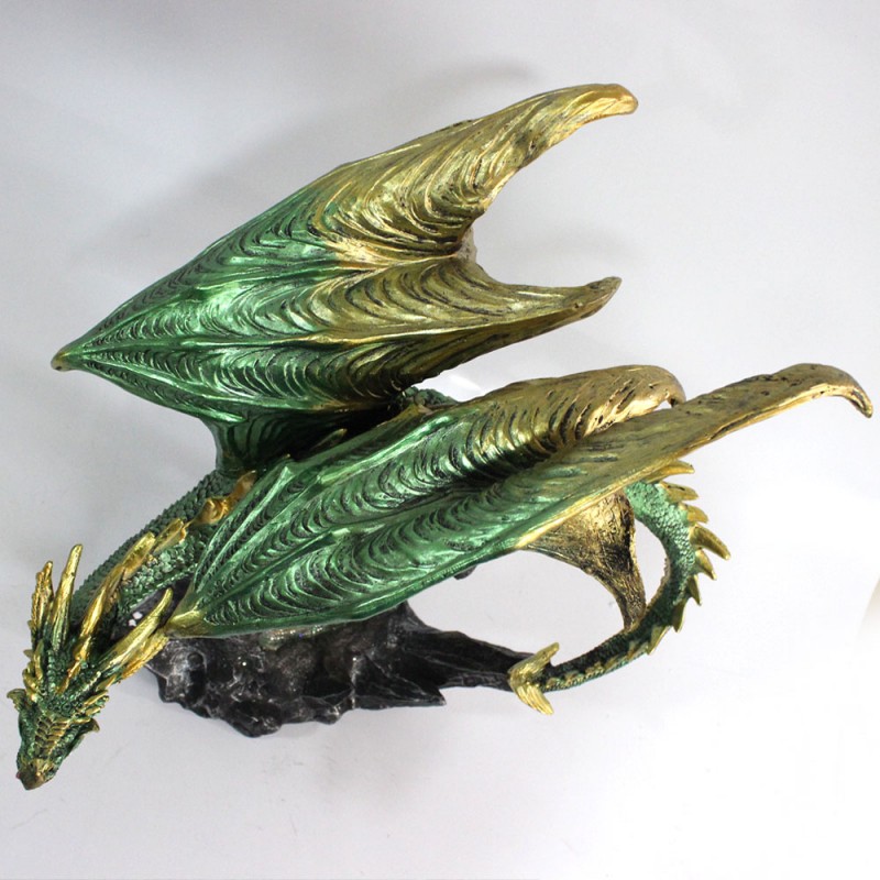 DRAGÃO DECORATIVO EM RESINA REF: PW106566-7