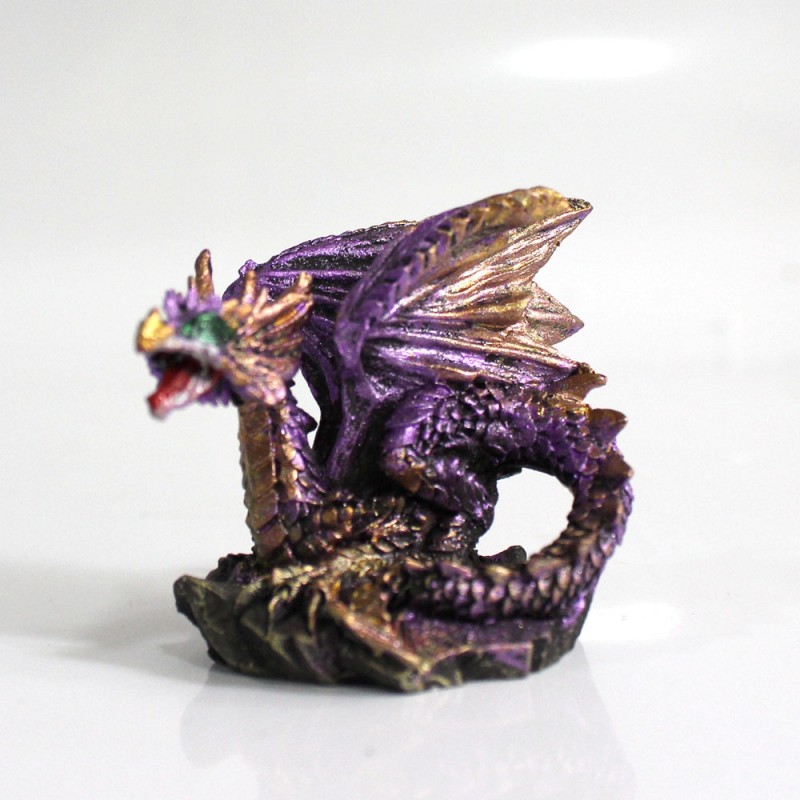 DRAGÃO COM CASTELO DECORATIVO EM RESINA REF: PW170027 DRAGÃO COM CASTELO DECORATIVO EM RESINA REF: PW170027
