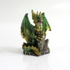 DRAGÃO COM CASTELO DECORATIVO EM RESINA REF: PW170027 DRAGÃO COM CASTELO DECORATIVO EM RESINA REF: PW170027