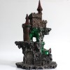 DRAGÃO COM CASTELO DECORATIVO EM RESINA REF: PW170027 DRAGÃO COM CASTELO DECORATIVO EM RESINA REF: PW170027