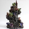 DRAGÃO COM CASTELO DECORATIVO EM RESINA REF: PW170027 DRAGÃO COM CASTELO DECORATIVO EM RESINA REF: PW170027