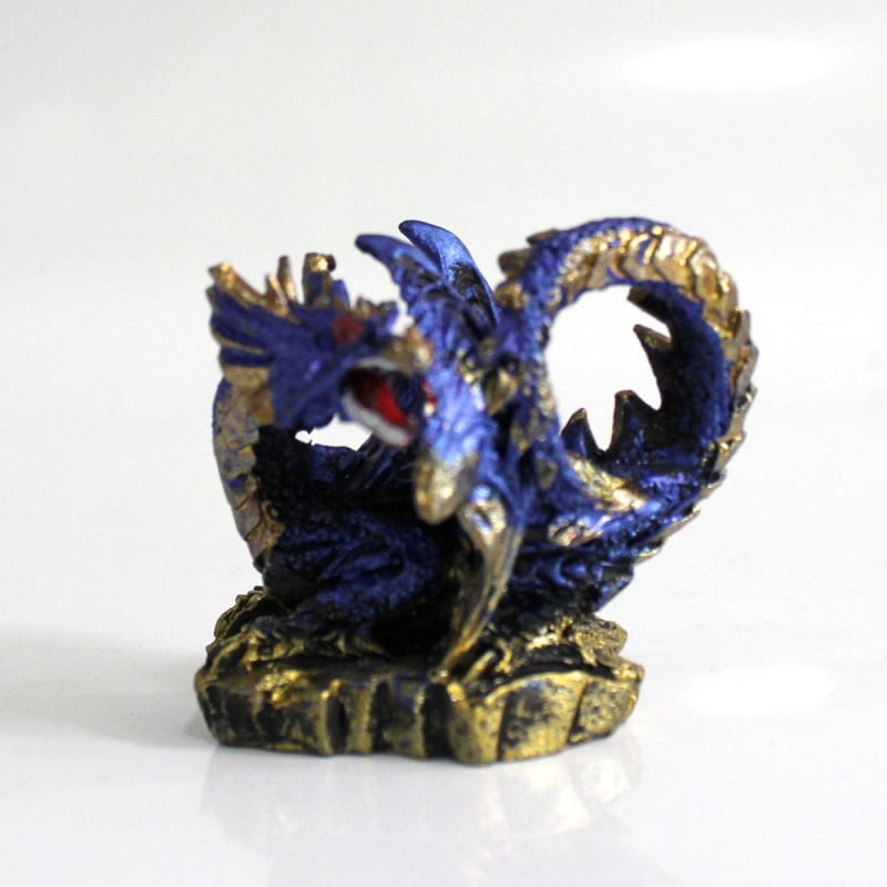 DRAGÃO COM CASTELO DECORATIVO EM RESINA REF: PW170027 DRAGÃO COM CASTELO DECORATIVO EM RESINA REF: PW170027