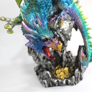 DRAGÃO DECORATIVO EM RESINA REF: PW96125-6