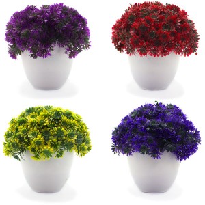 VASO COM PLANTA PERMANENTE EM PLÁSTICO REF: SK008