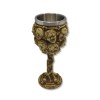 TAÇA MEDIEVAL MODELO CAVEIRA EM RESINA 150ML REF: 603AT