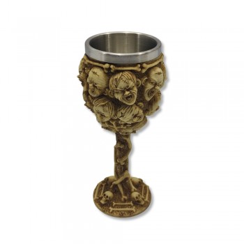 TAÇA MEDIEVAL MODELO CAVEIRA EM RESINA 150ML REF: 603AT TAÇA MEDIEVAL MODELO CAVEIRA EM RESINA 150ML REF: 603AT