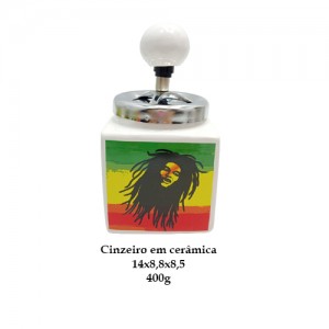 CINZEIRO QUADRADO EM CERÂMICA MOD 4 REF: 1038 CINZEIRO QUADRADO EM CERÂMICA MOD 4 REF: 1038