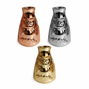 VASO DECORATIVO DE CERÂMICA MODELO CORUJA REF: AP103 VASO DECORATIVO DE CERÂMICA MODELO CORUJA REF: AP103