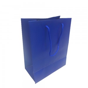 SACOLA PAPEL P/ PRESENTES COR: AZUL