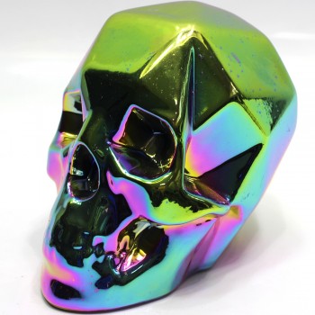 CRANIO DECORATIVO EM CERAMICA