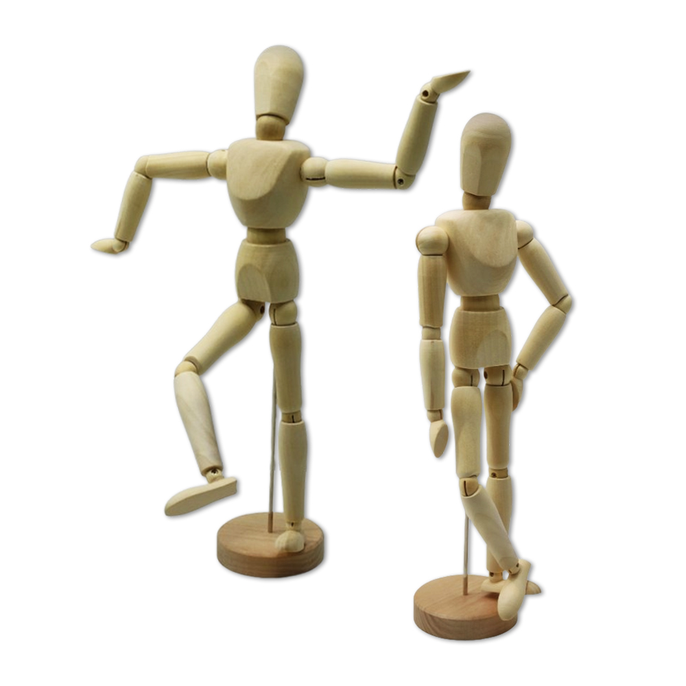 BONECO DE MADEIRA ARTICULÁDO REF: AP6594-8