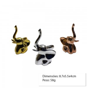 ELEFANTE DECORATIVO EM CERAMICA REF: AP7132-8