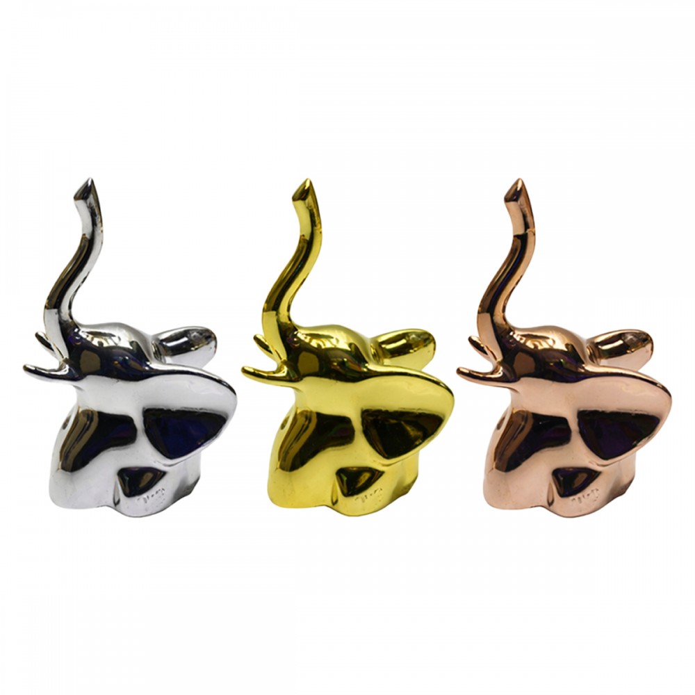 ELEFANTE DECORATIVO EM CERAMICA REF: AP7132-8