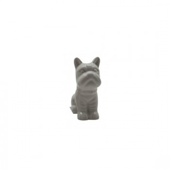 CACHORRO CERAMICA PEQUENO BRANCO