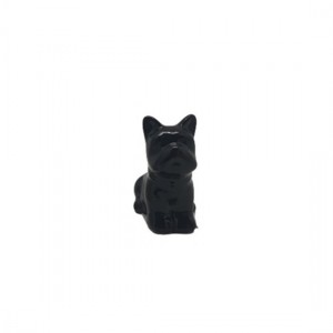 CACHORRO CERAMICA PEQUENO PRETO