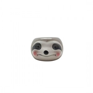 VASO DEC. DE CERAMICA P/PLANTAS CINZA CLARO VASO DEC. DE CERAMICA P/PLANTAS CINZA CLARO