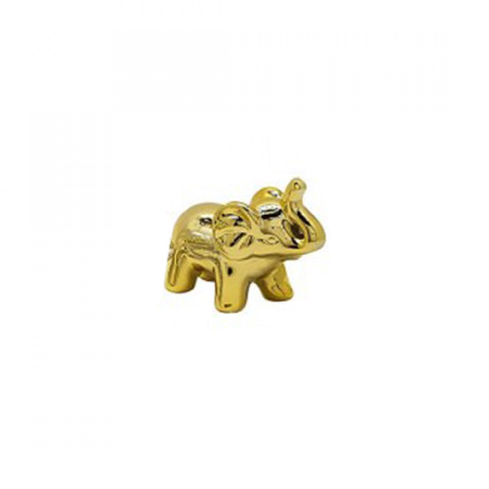 CERAMICA MODELO ELEFANTE  MEDIO DOURADO