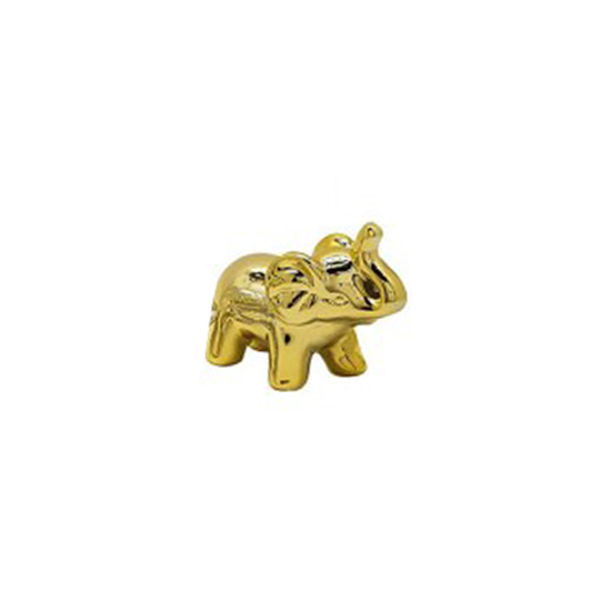 CERAMICA MODELO ELEFANTE  MEDIO DOURADO
