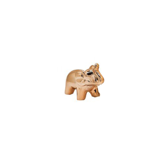 CERAMICA ELEFANTE PEQUENO ROSE