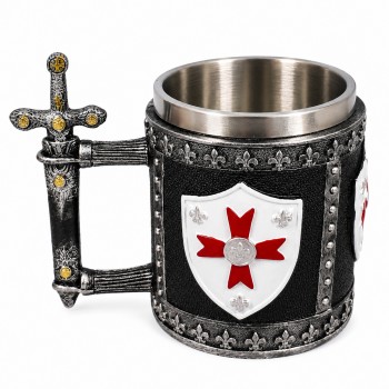 CANECA C/ALCA EM RESINA E METAL 400ML CANECA C/ALCA EM RESINA E METAL 400ML