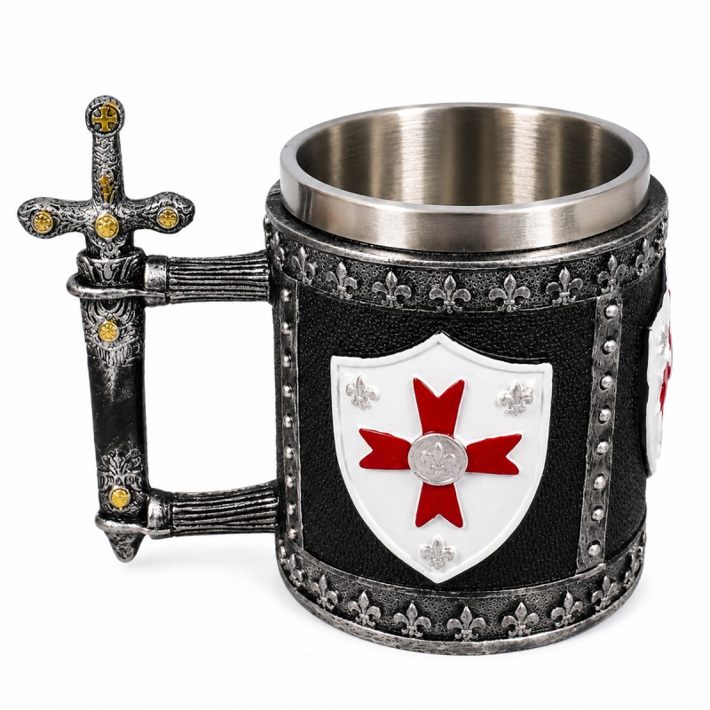 CANECA C/ALCA EM RESINA E METAL 400ML CANECA C/ALCA EM RESINA E METAL 400ML