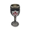 TAÇA MEDIEVAL MODELO CAVEIRA EM RESINA 150ML REF: 1123A