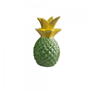 ENFEITE CERAMICA DEC.MESA MOD. ABACAXI REF:XY82123-2LHZ