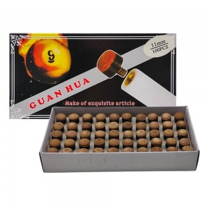 CAIXA COM 100 SOLAS DE ROSCA 11MM PARA TACO DE BILHAR REF: AP25853-2LS CAIXA COM 100 SOLAS DE ROSCA 11MM PARA TACO DE BILHAR REF: AP25853-2LS