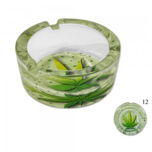 CINZEIRO DE MESA ESTAMPADO REDONDO EM VIDRO REF: G85-L CINZEIRO DE MESA ESTAMPADO REDONDO EM VIDRO REF: G85-L