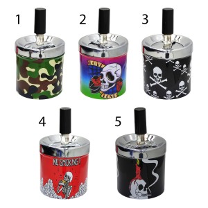 CINZEIRO DE MESA EM METAL MODELO CAVEIRA REF: AP7347-7   CINZEIRO DE MESA EM METAL MODELO CAVEIRA REF: AP7347-7