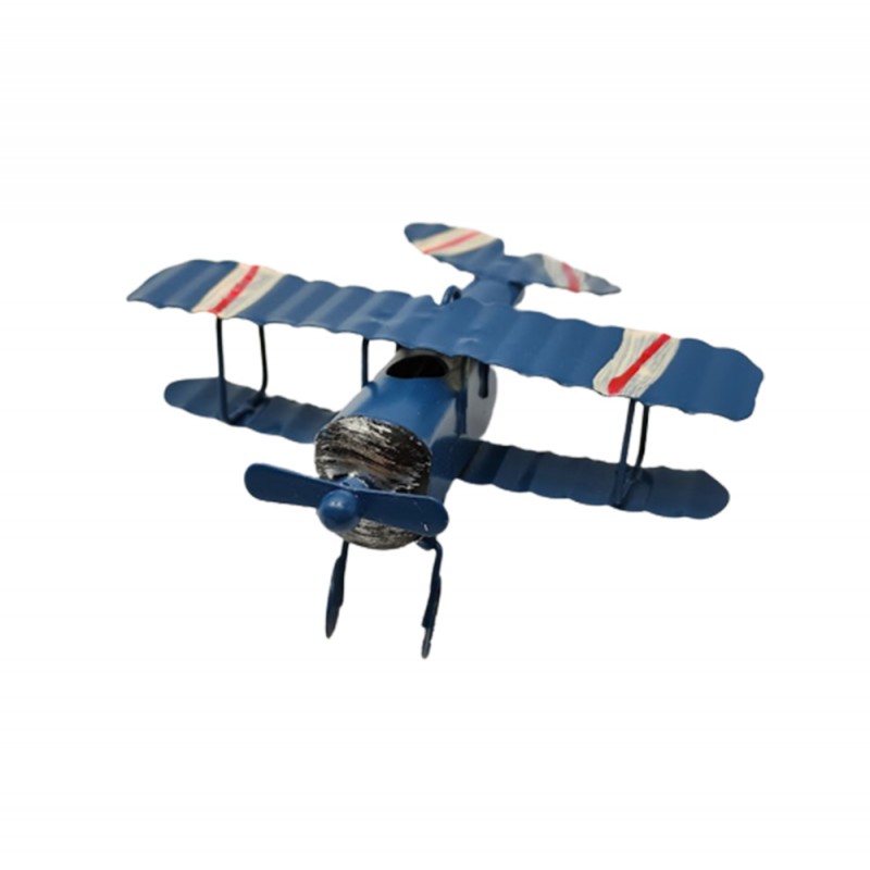 ENFEITE DECORATIVO MODELO AVIÃO MONOMOTOR  REF: 20167-C