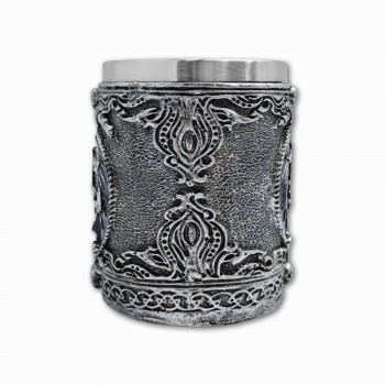 CANECA MEDIEVAL MODELO MAÇONARIA EM RESINA E INOX 400ML REF: 1163B CANECA MEDIEVAL MODELO MAÇONARIA EM RESINA E INOX 400ML REF: 1163B