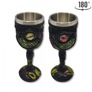 TAÇA MEDIEVAL MODELO OLHOS DE DRAGÃO EM RESINA 150ML REF: 1161A TAÇA MEDIEVAL MODELO OLHOS DE DRAGÃO EM RESINA 150ML REF: 1161A