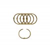ARGOLA DOURADA EM METAL PACOTE COM 6 PEÇAS 40MM  REF: AP15347-40G