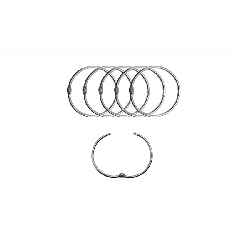 ARGOLA PRATEADA EM METAL PACOTE COM 6 PEÇAS 40MM REF: AP15347-40S ARGOLA PRATEADA EM METAL PACOTE COM 6 PEÇAS 40MM REF: AP15347-40S