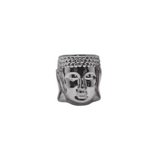 CACHEPOT DECORATIVO DE CERAMICA P/PLANTA PRATA