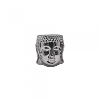 CACHEPOT DECORATIVO DE CERAMICA P/PLANTA PRATA