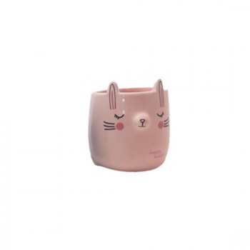 CACHEPOT DECORATIVO DE CERAMICA P/PLANTAS ROSA CACHEPOT DECORATIVO DE CERAMICA P/PLANTAS ROSA