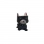 CACHEPOT DEC.CERAMICA P/PLANTA MOD.CACHORRO  PRETO