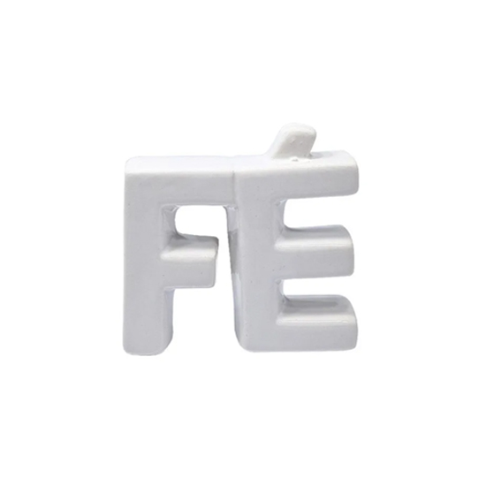 ENFEITE CERAMICA P/DEC.ORN.DE MESA *FE* BRANCO