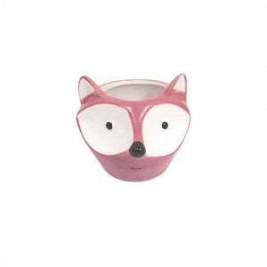 CACHEPOT DECORATIVO DE CERAMICA P/PLANTAS ROSA